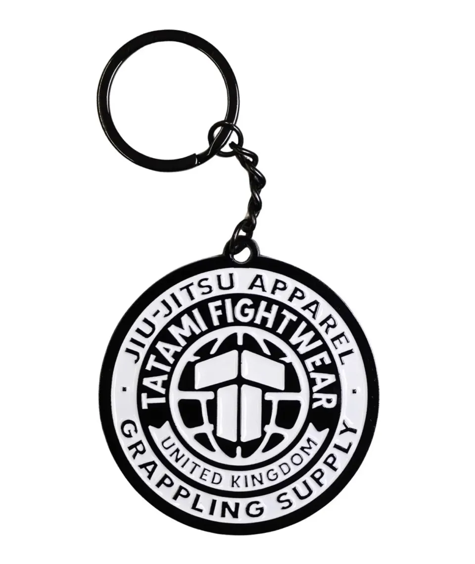Tatami Fightwear Metal portachiavi metallo nero logo
