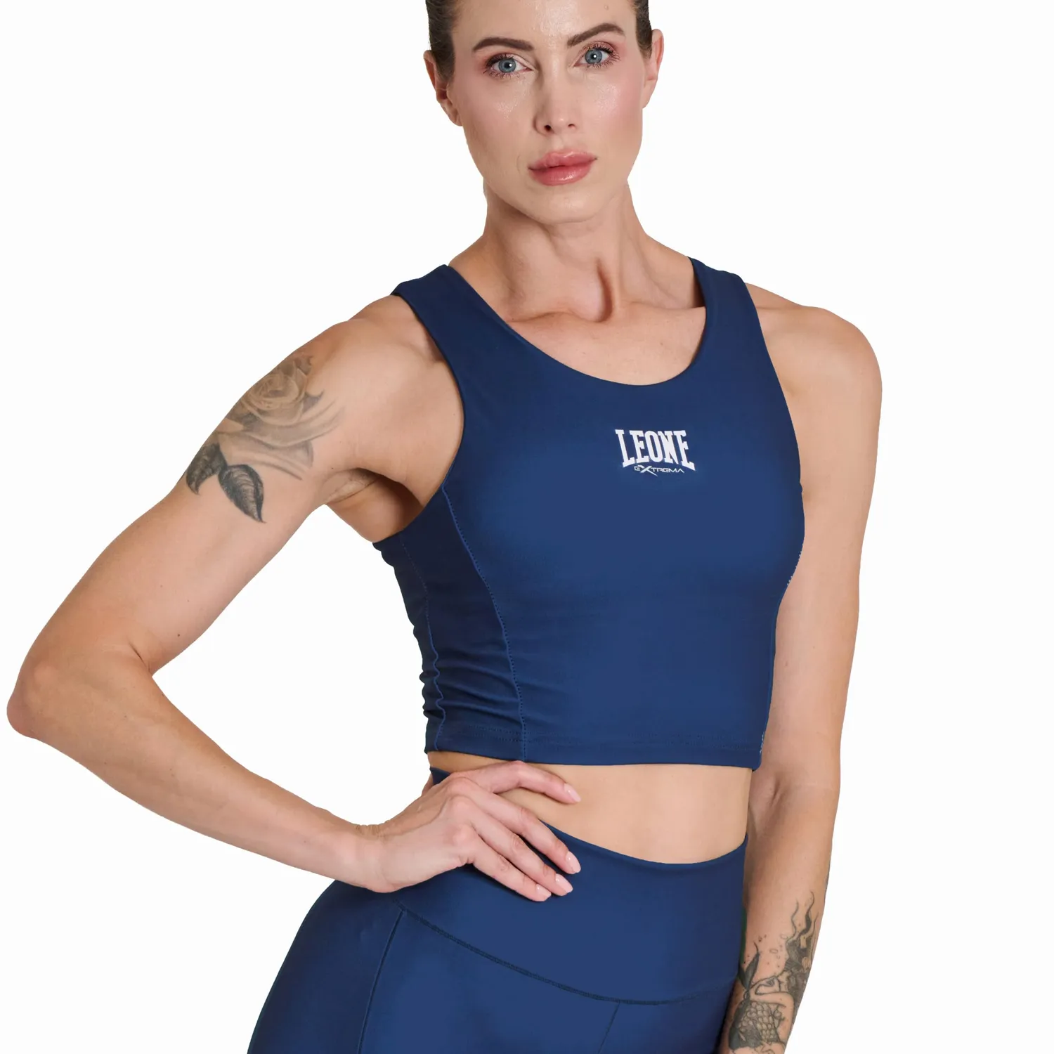 Leone1947 Logo ABX152 canotta donna rosso ciliegia S