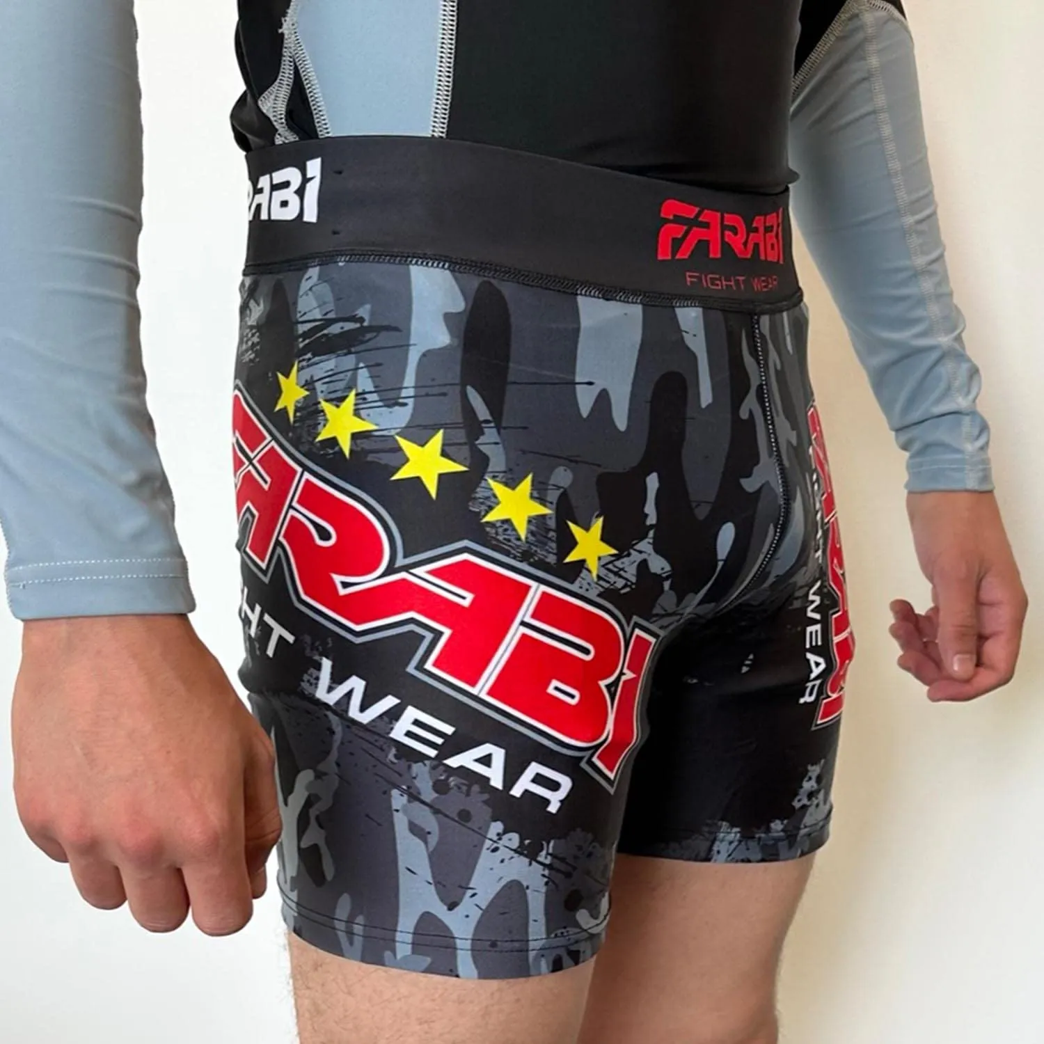 Farabi Vale Tudo Short Compressione M Corto MMA