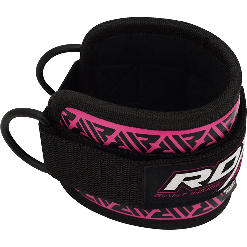 RDX A3 Cavigliera Palestra Rosa Destra Regolabile
