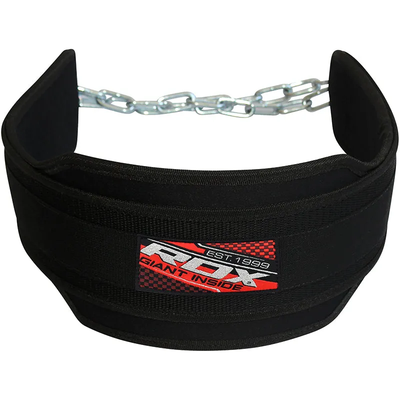RDX 6DP Cintura Zavorra Nera con Catena