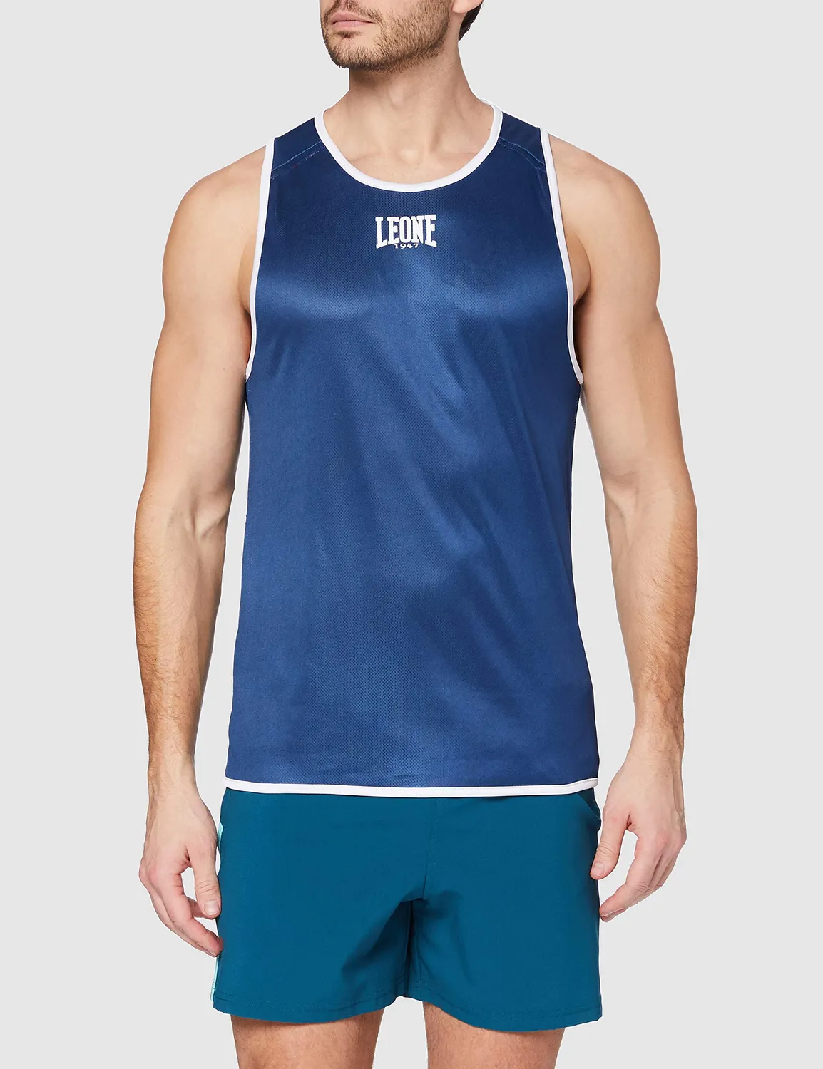 Leone1947 maglietta blu-rosso S allenamento boxe