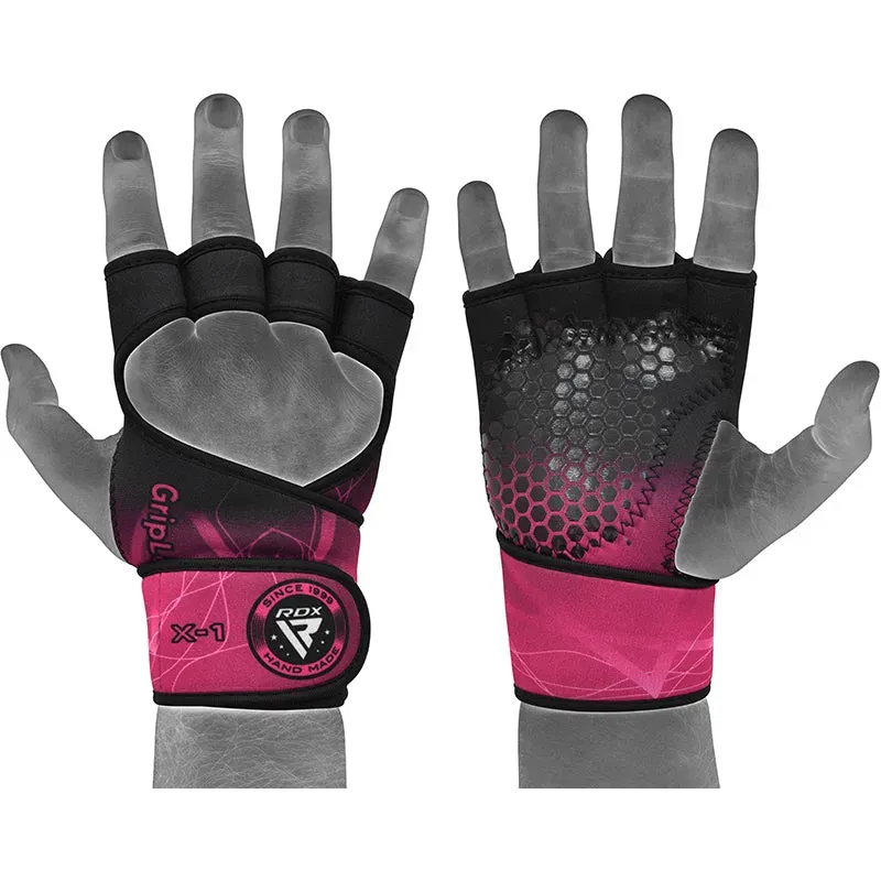 RDX X1 Grips Palestra Donna Rosa XS/S