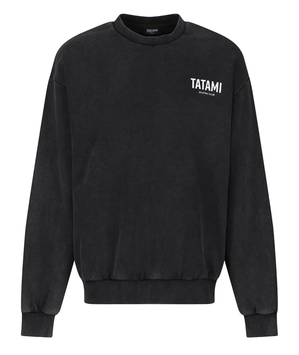 Tatami Fightwear JJ Club felpa oversize grigia stonewash