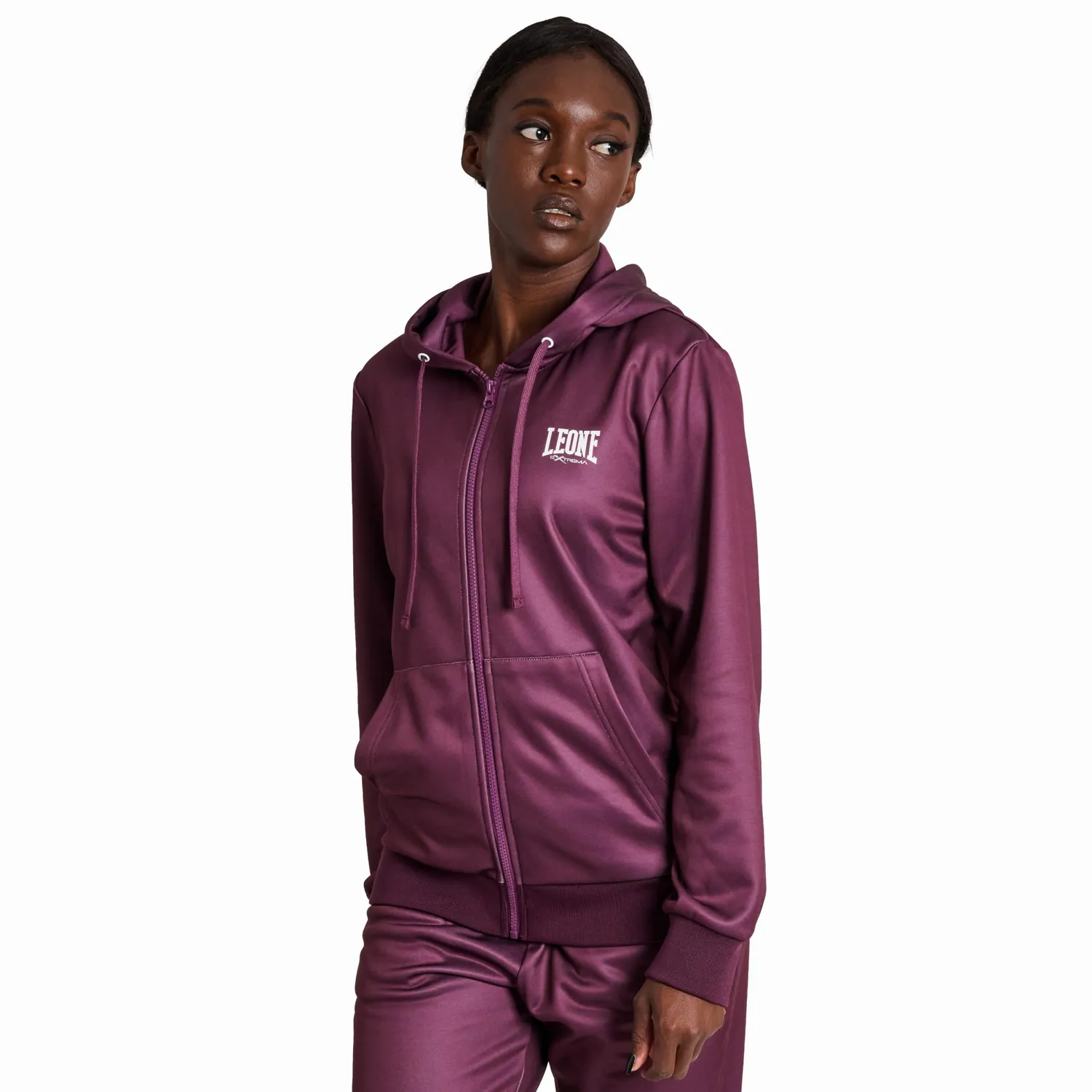 Leone1947 Logo ABX154 felpa con cappuccio donna taglia S