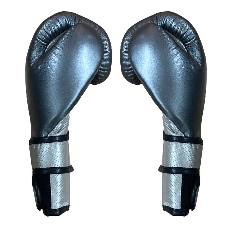 Cleto Reyes Heros 500 guanti boxe cuoio 14 oz neri onice