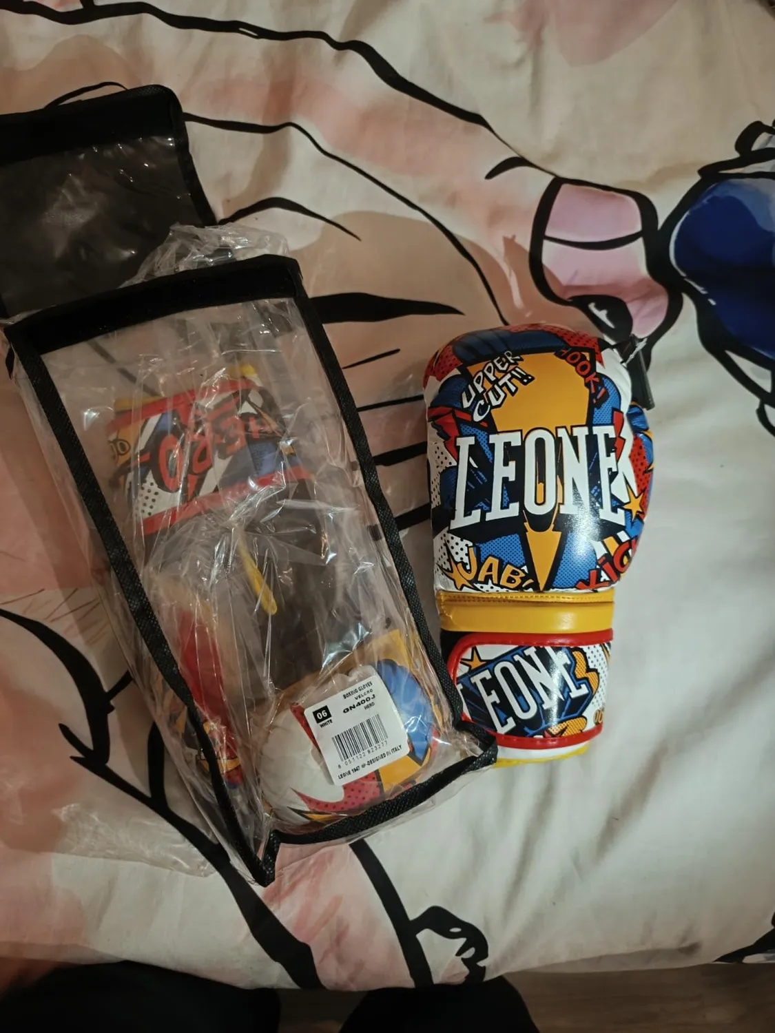 Leone 1947 Hero guanti boxe junior bambino 6 oz neri