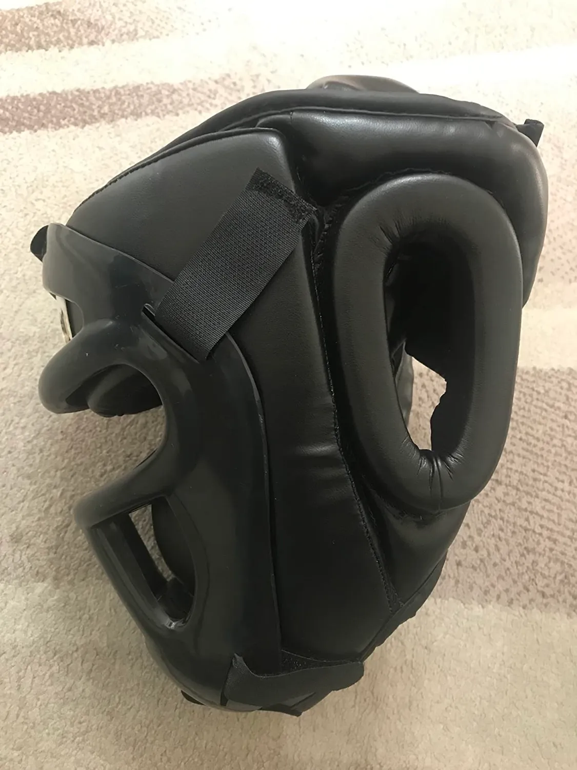 Farabi Caschetto Boxe Protezione Testa Pelle Sintetica