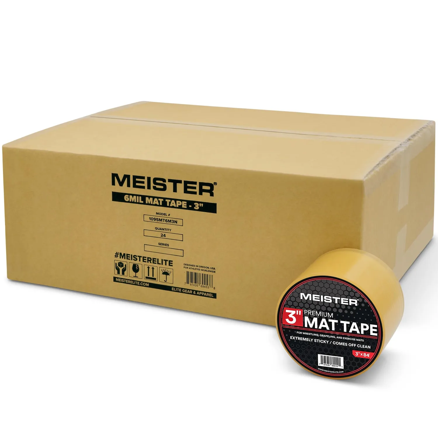 Meister Premium nastro per tappeti 3" x 84' 1 rotolo trasparente