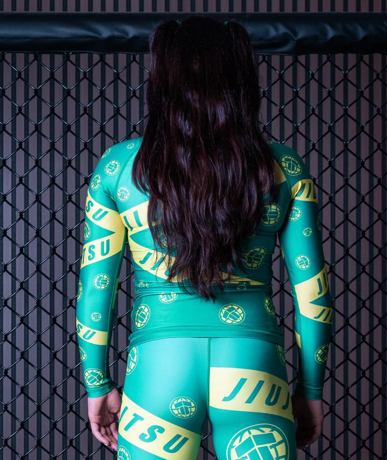 Tatami Fightwear Helena Rash Guard Donna Lunga Verde