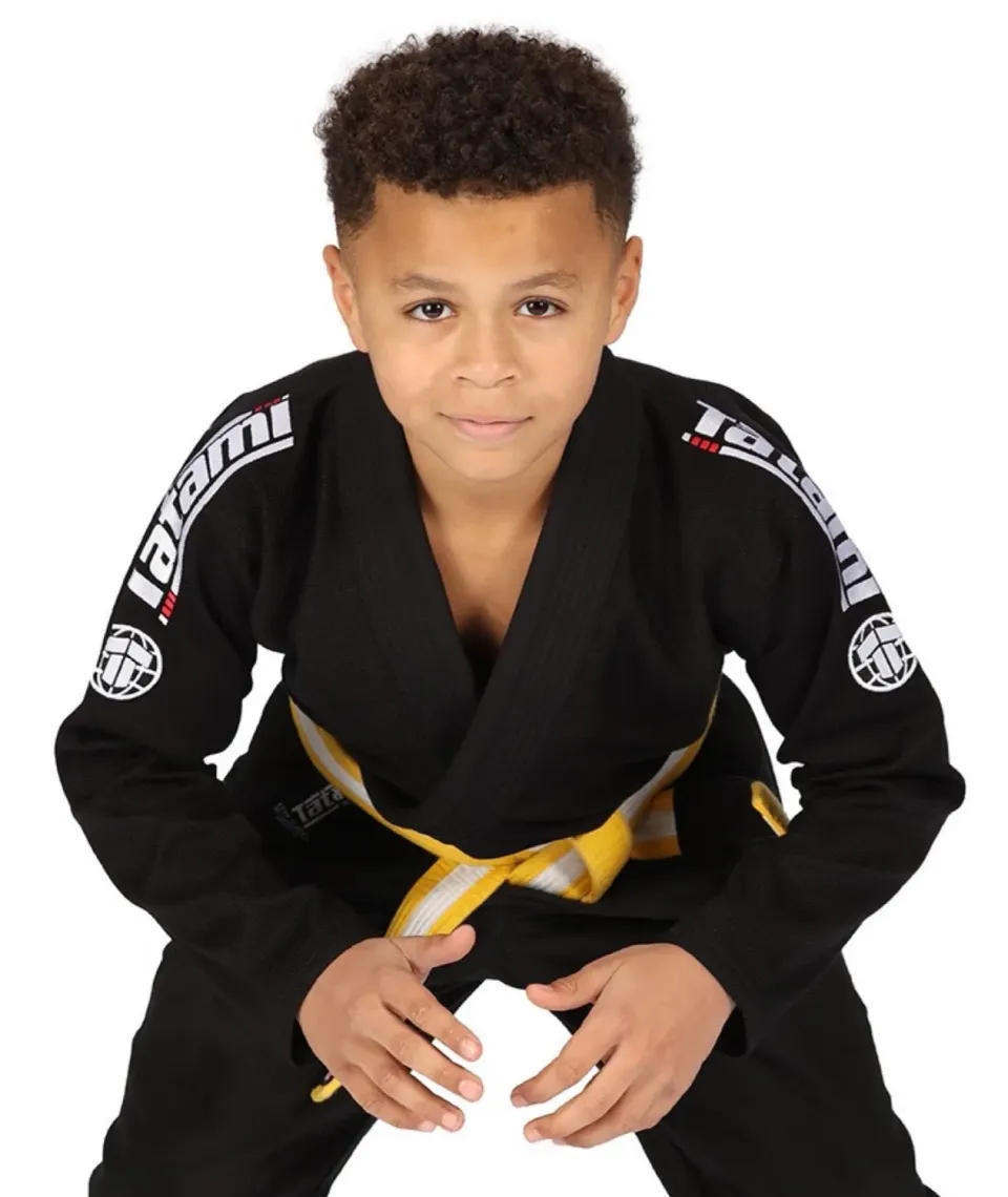 Tatami Comp Classic kimono BJJ bimbo nero ripstop resistente