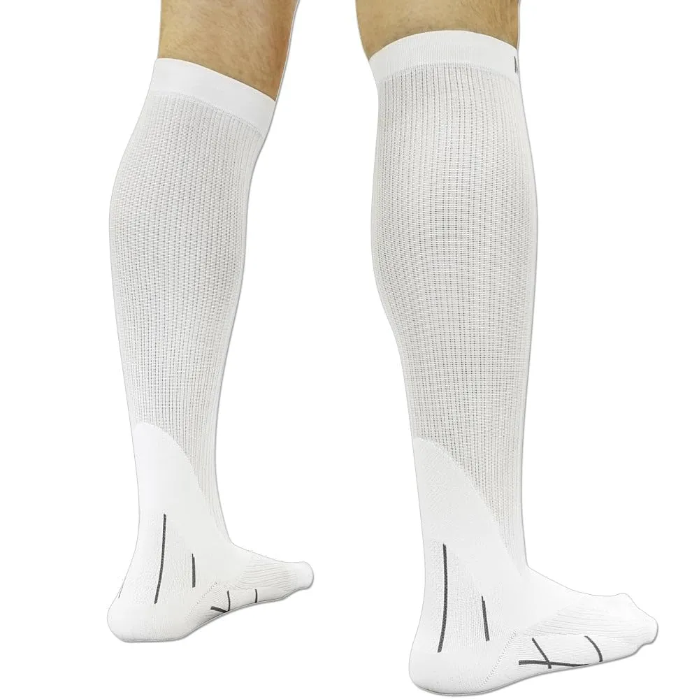 Meister calze compressione S bianche coppia 20-25 mmHg
