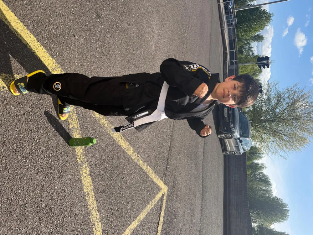 Tatami Nova Absolute kimono BJJ bambino nero leggero