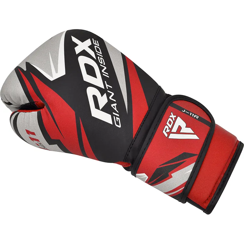 RDX J11 Sacco Boxe Bambini 2 Piedi Rosso con Guanti