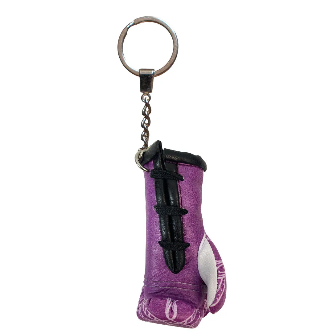 Cleto Reyes Mamma mini guanto portachiavi fucsia