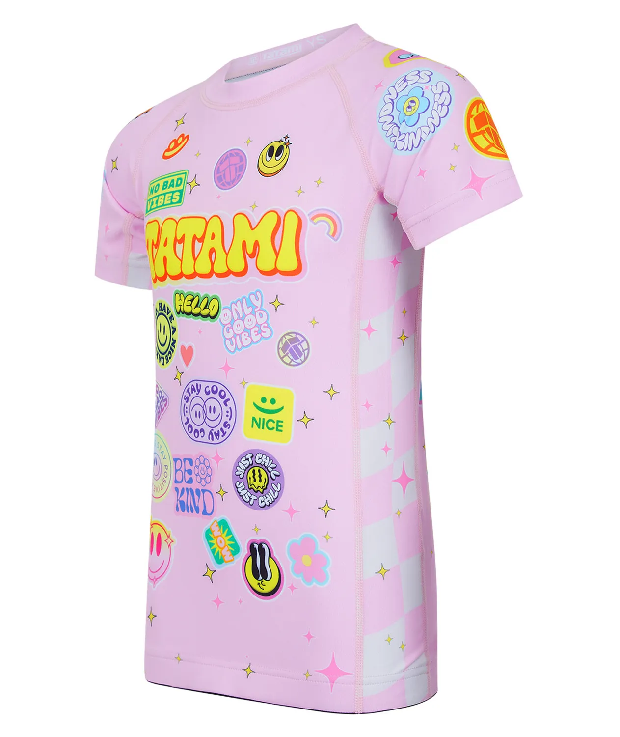 Tatami Sticker Bomb Rash Guard Bambino Manica Corta Riciclato