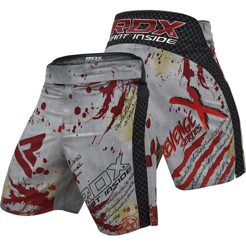 RDX R3 Revenge Pantaloncini MMA Rossi Traspiranti