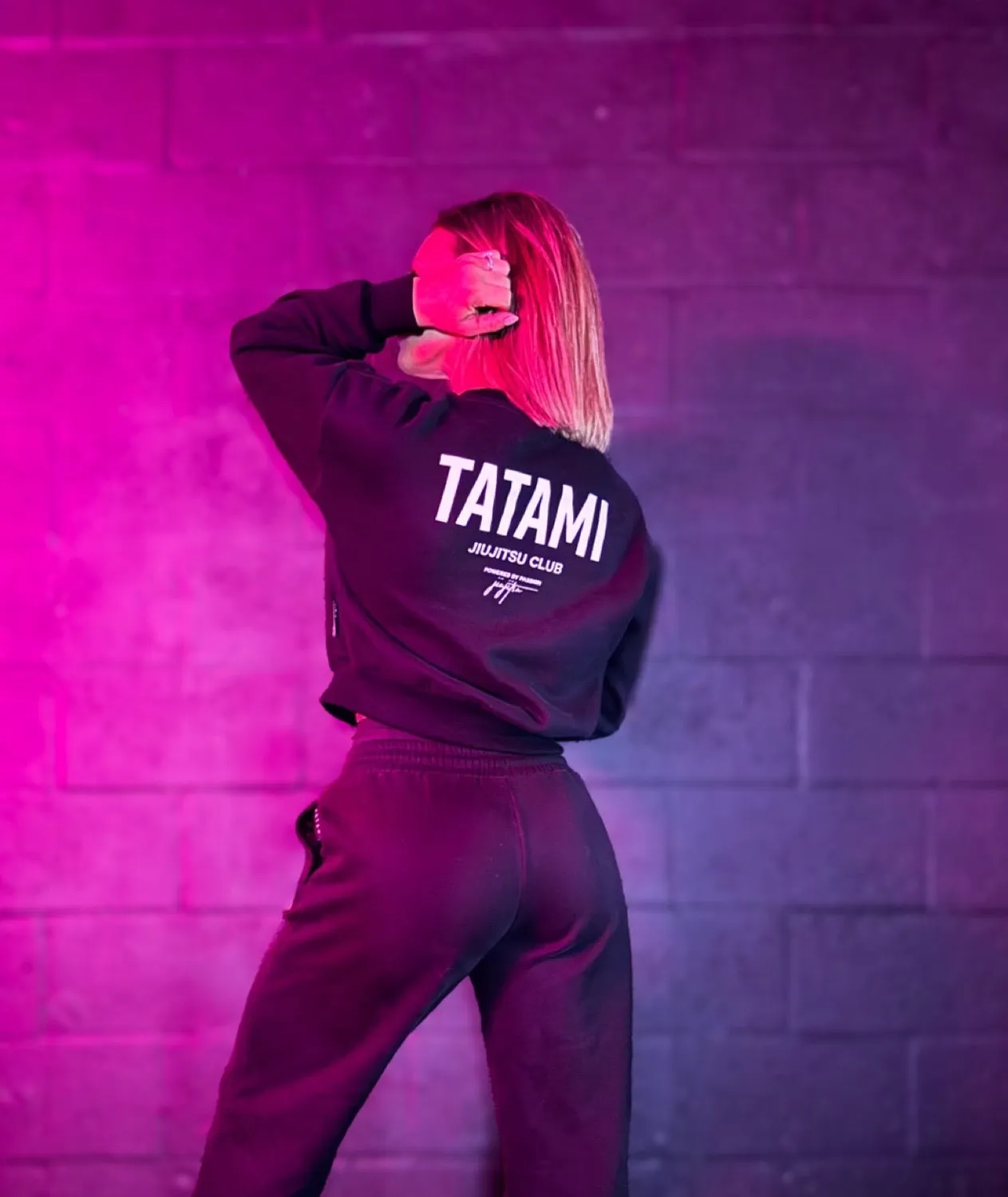 Tatami Fightwear JJ Club Cropped felpa donna nera