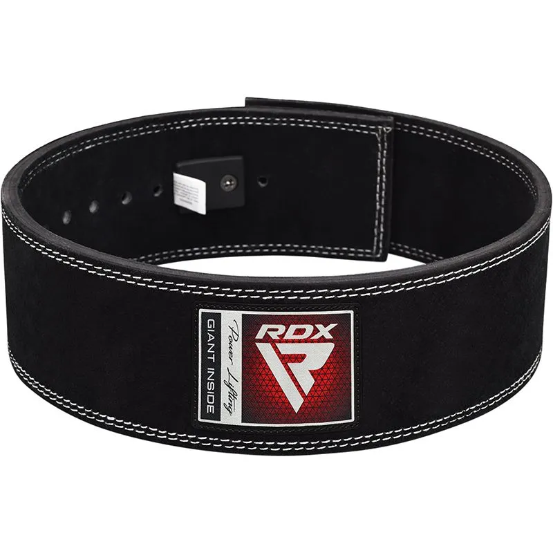 RDX IPL USPA cintura powerlifting pelle 4 pollici leva
