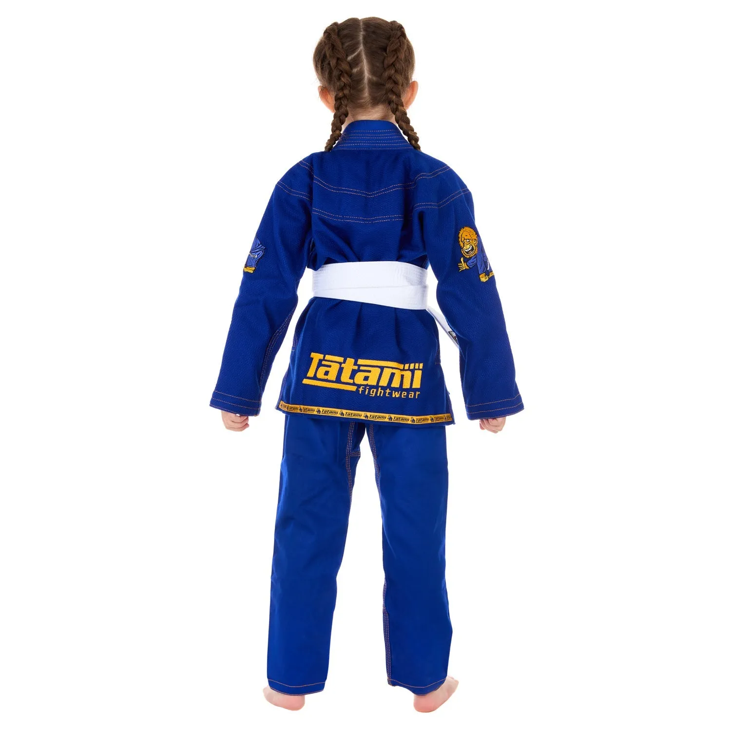 Tatami Meerkatsu Kids Animal kimono BJJ blu royal M0 cotone