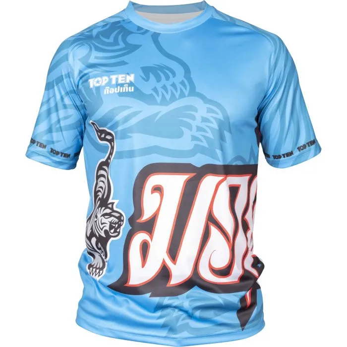 TOP TEN Signet Patcharee maglietta muay thai 100% poliestere