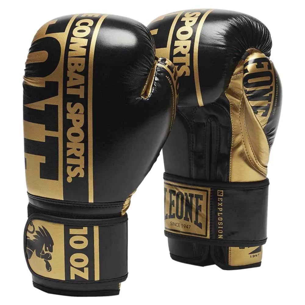 Leone1947 Nexplosion GN322 guanti boxe neri 12 oz