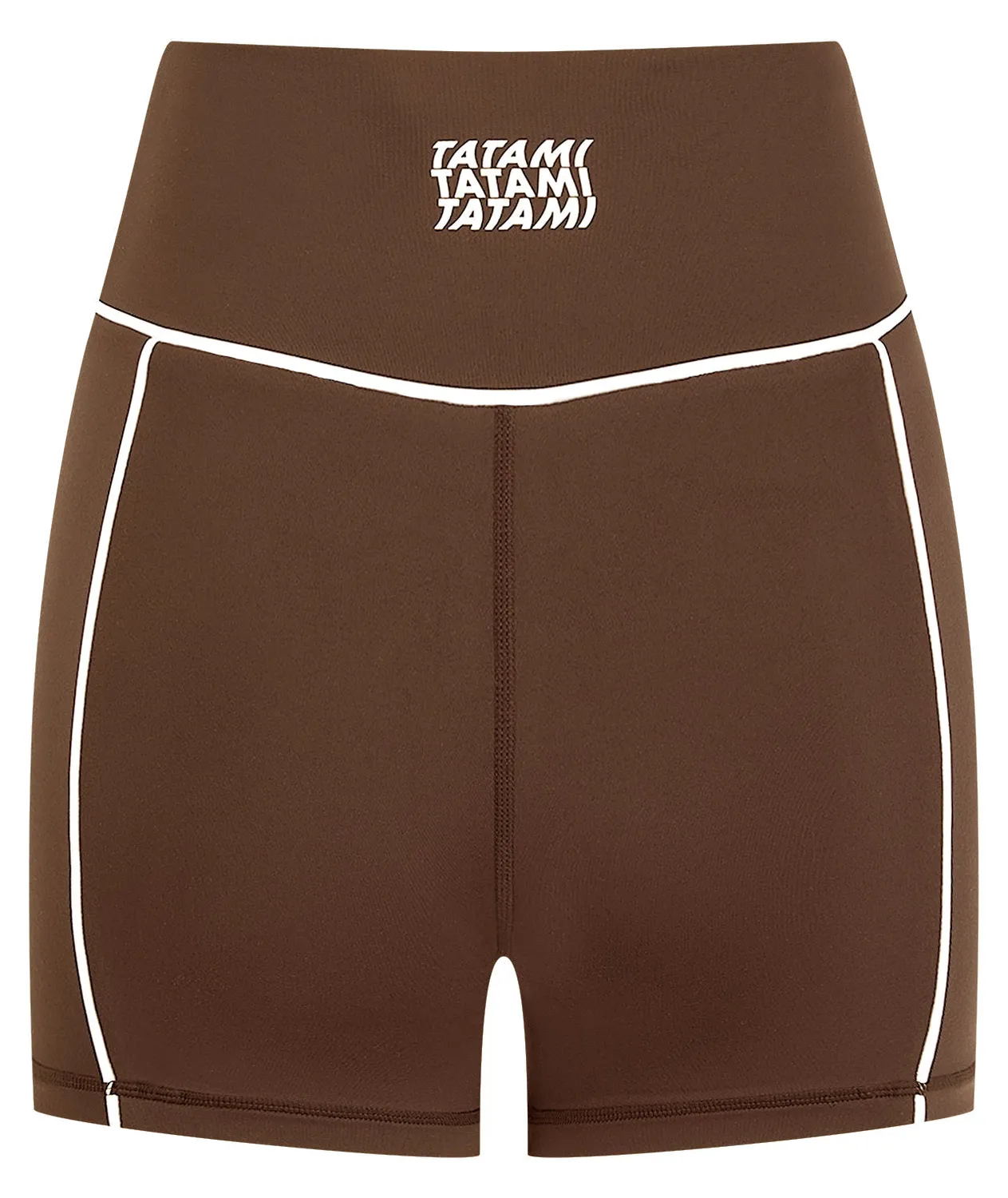 Tatami Contour shorts compressione donna marroni