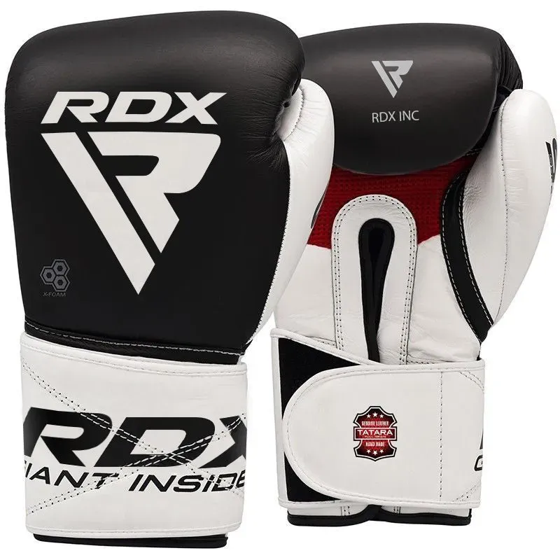 RDX S5 Guanti Boxe Sparring Pelle Cuoio Imbottiti