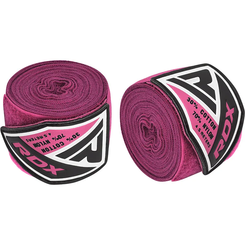 RDX RP Bendaggi boxe 4,5 m rosa donna fascia mani