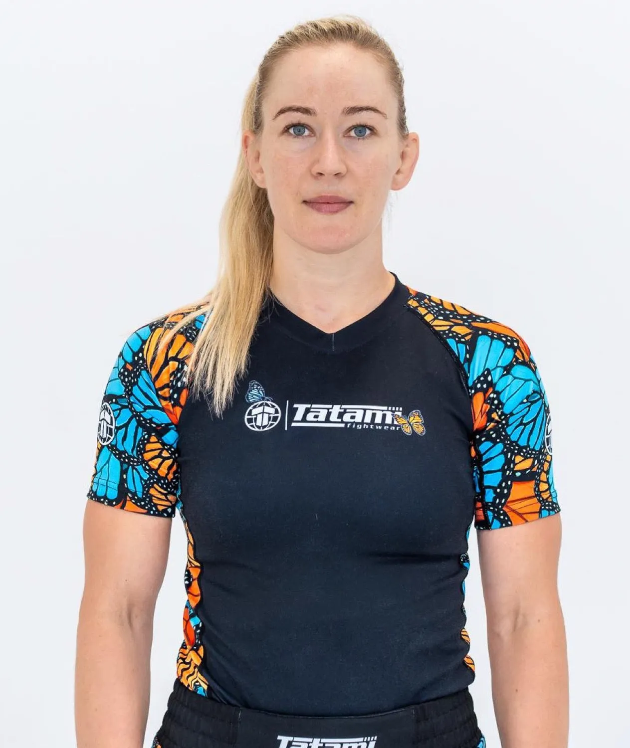 Tatami Butterfly Rash Guard Donna manica corta riciclata