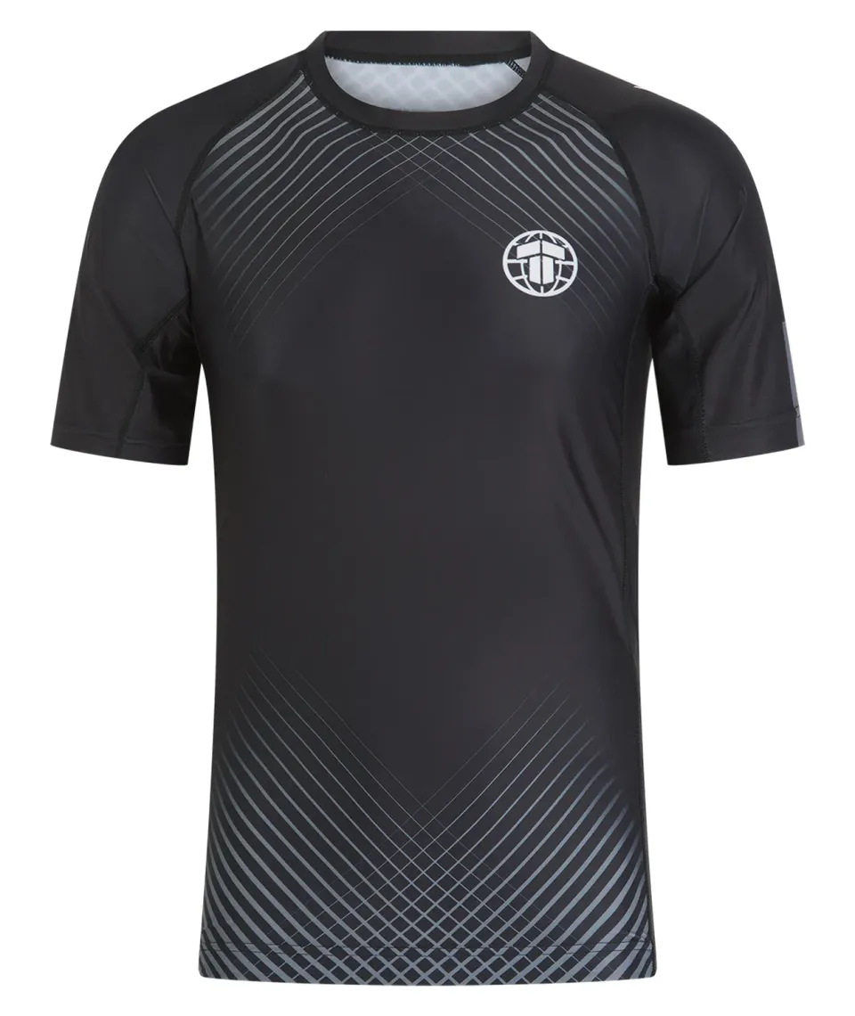 Tatami Vortex Rash Guard Uomo Manica Corta Grigia