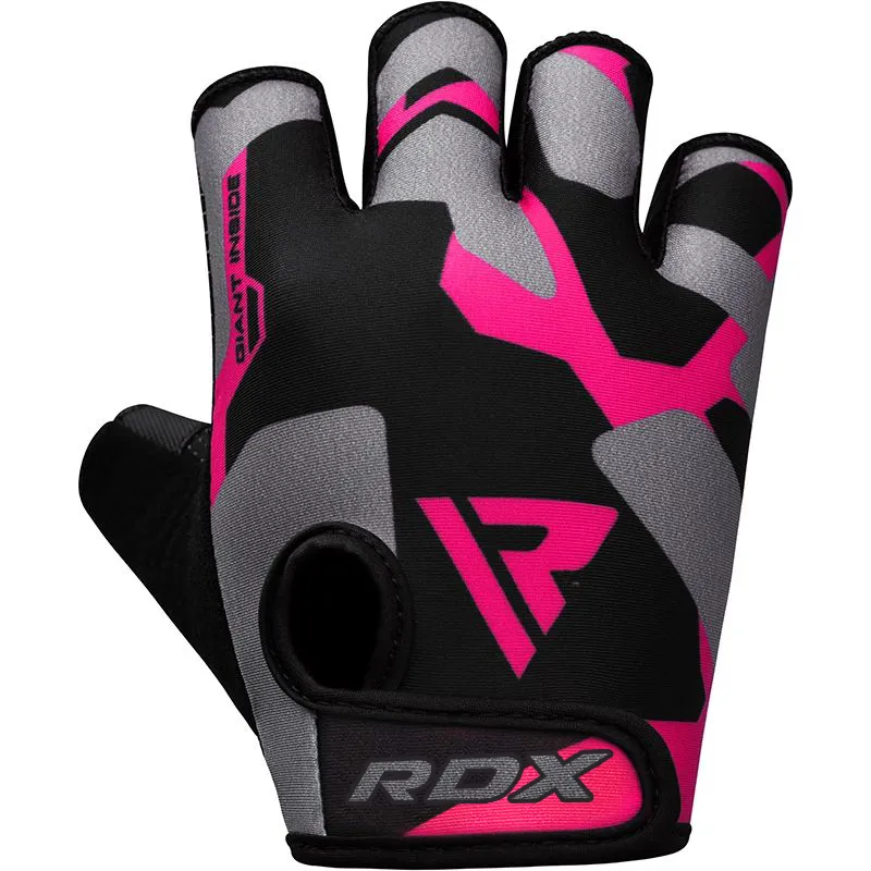 RDX F6 guanti palestra rosa sollevamento pesi