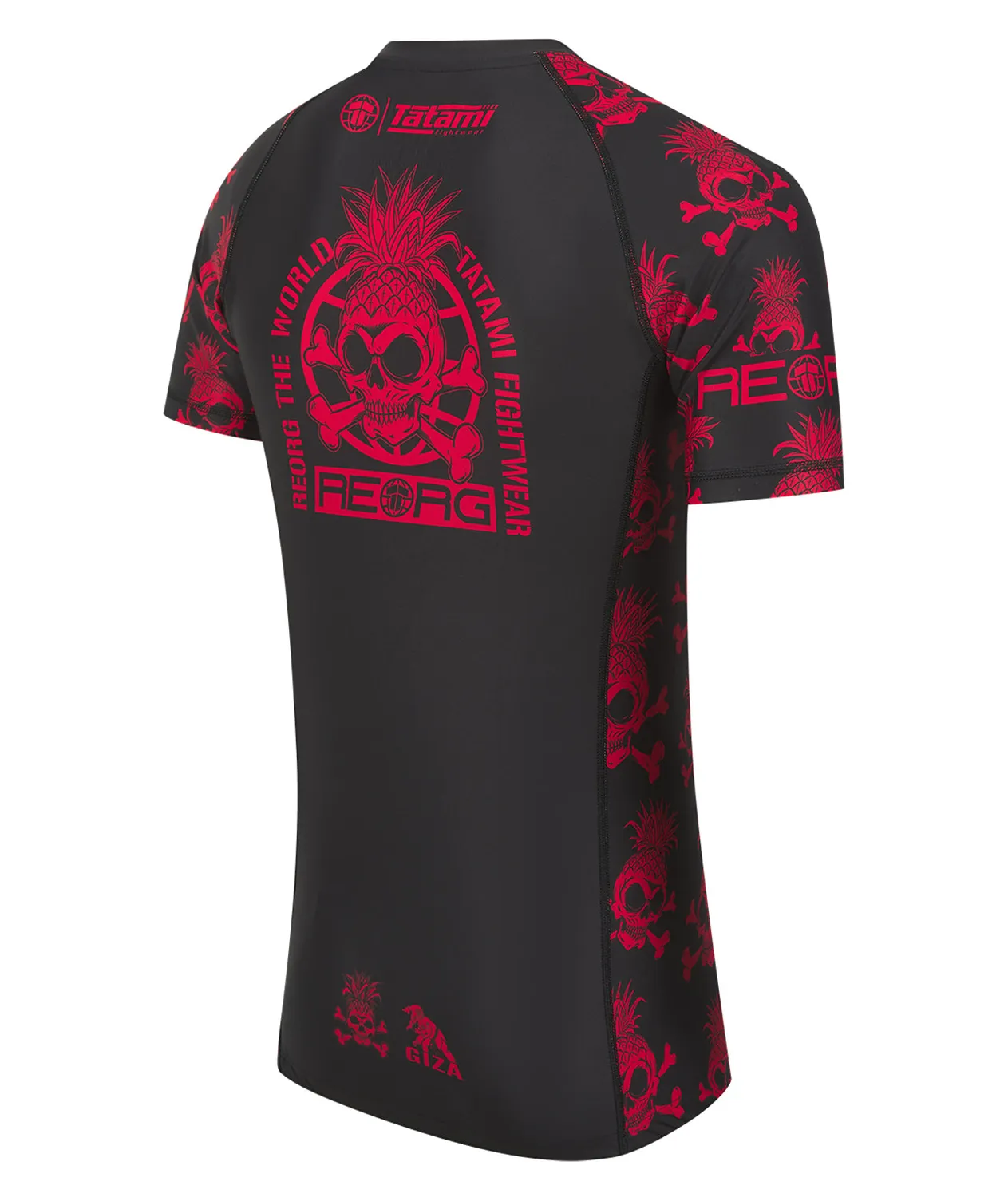 Tatami Fightwear Reorg rash guard uomo nero rosso