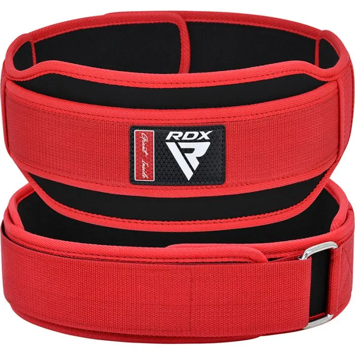 RDX RX5 Cintura Sollevamento Pesi Nylon Supporto Lombare