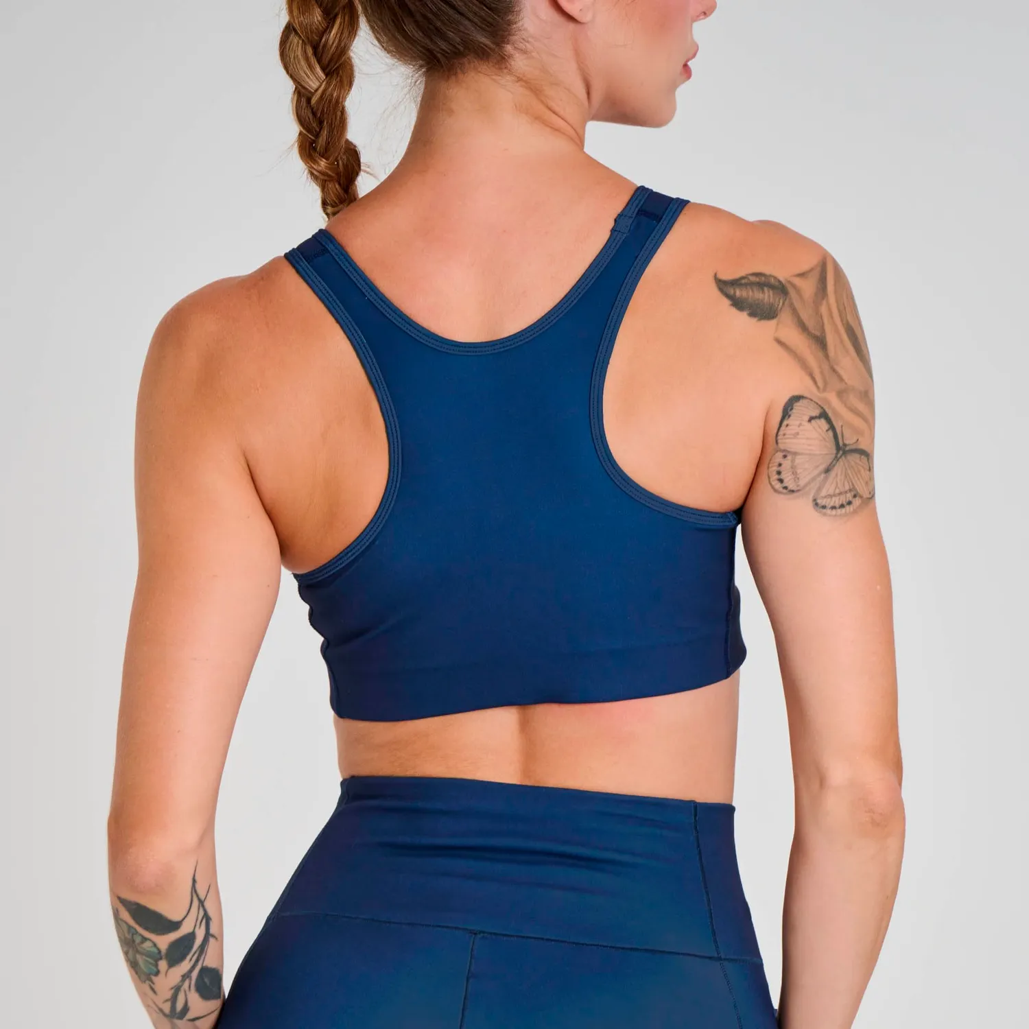 Leone1947 Logo ABX130 top bra donna blu scuro M
