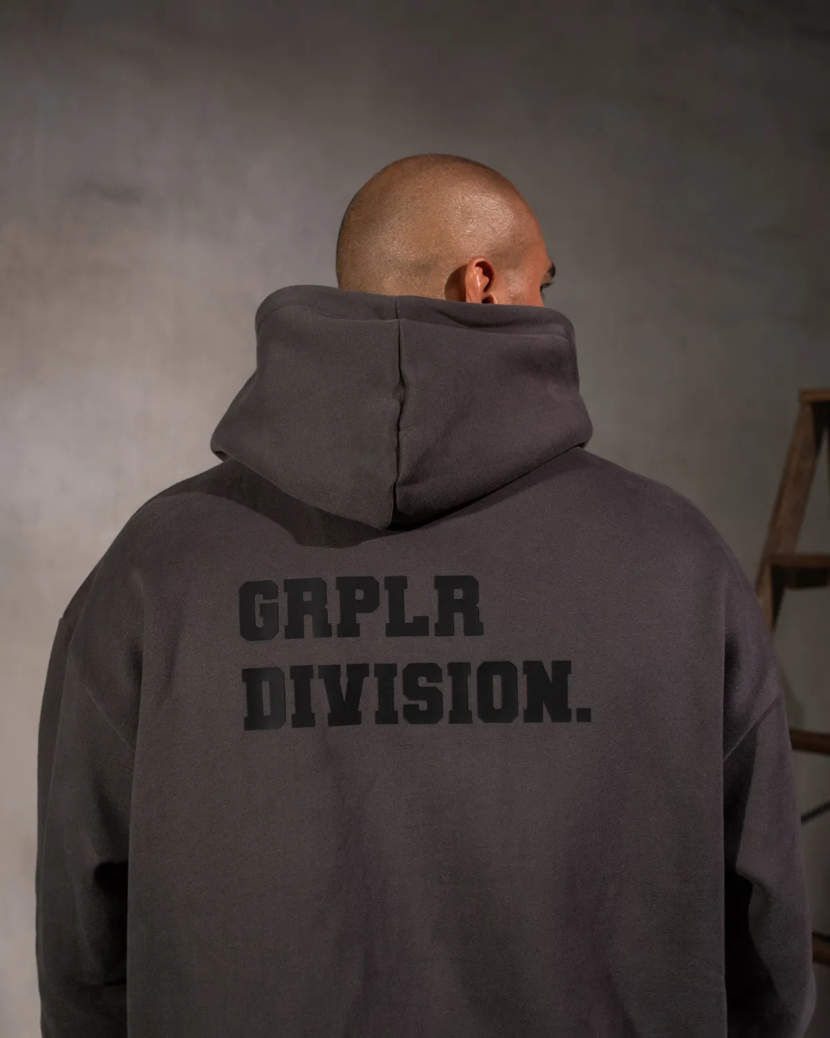 Tatami GRPLR Division felpa oversize grigia pesante