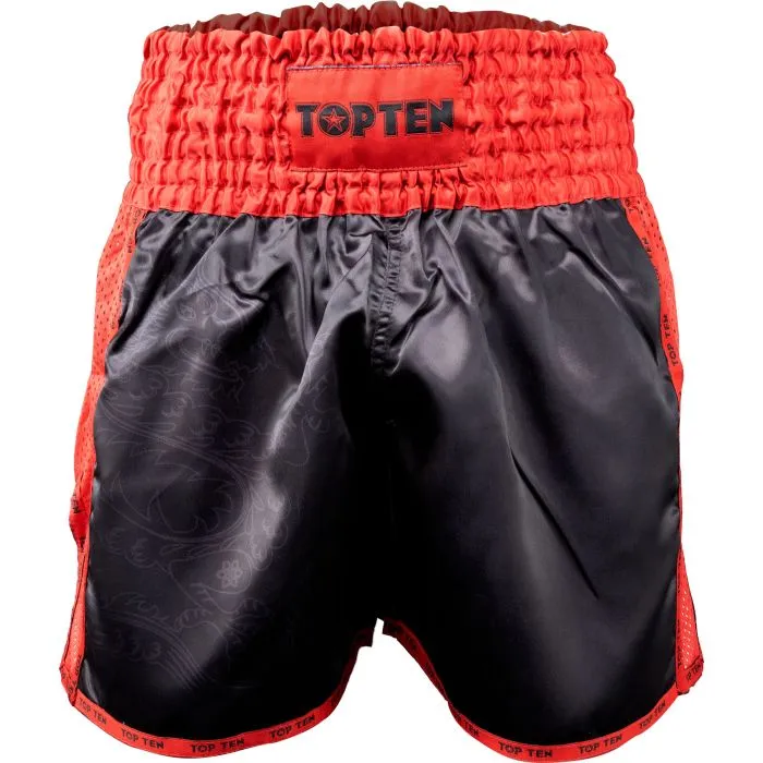 TOP TEN Dragon pantaloncini kickboxing in poliestere