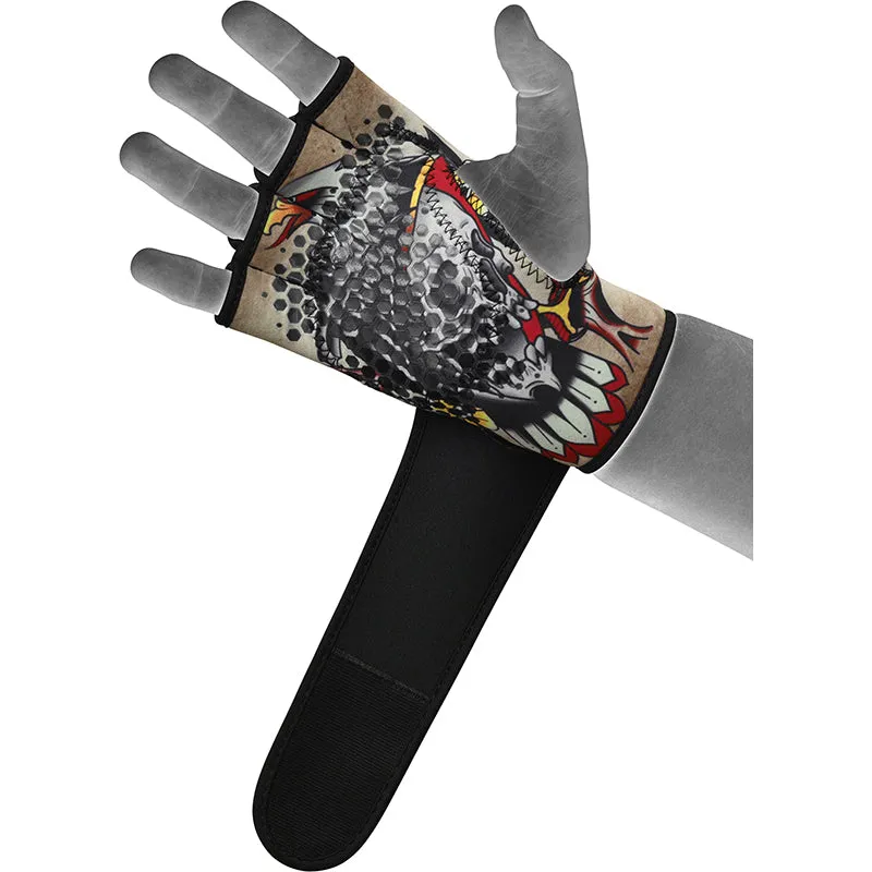 RDX T1 Guanti Palestra Sollevamento Pesi Neoprene