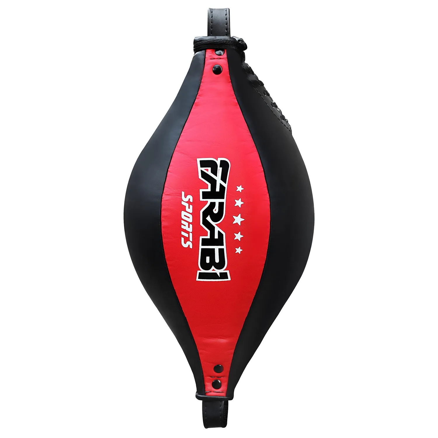 Farabi Palla Doppio Elastico Boxe ovale pelle 33cm