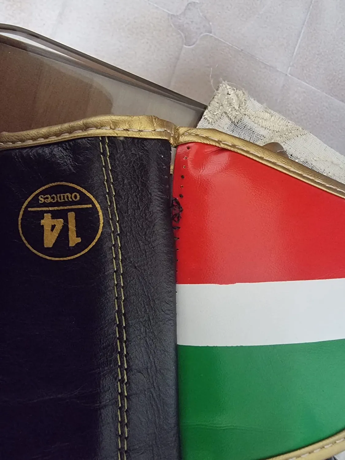 Leone 1947 Italy'47 guantoni boxe 14 oz pelle