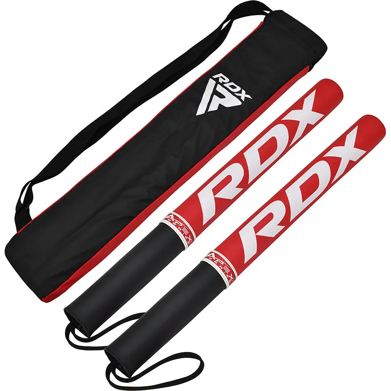 RDX Apex Pro Bastoni Precisione Boxe Rossi Coppia