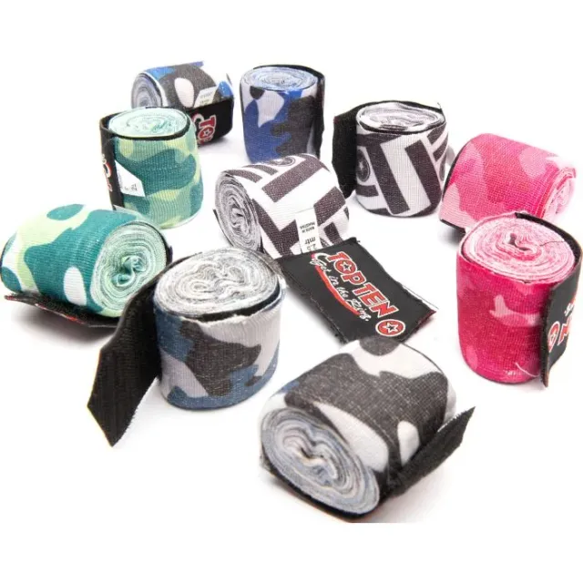 TOP TEN Military bendaggi boxe elastici cotone