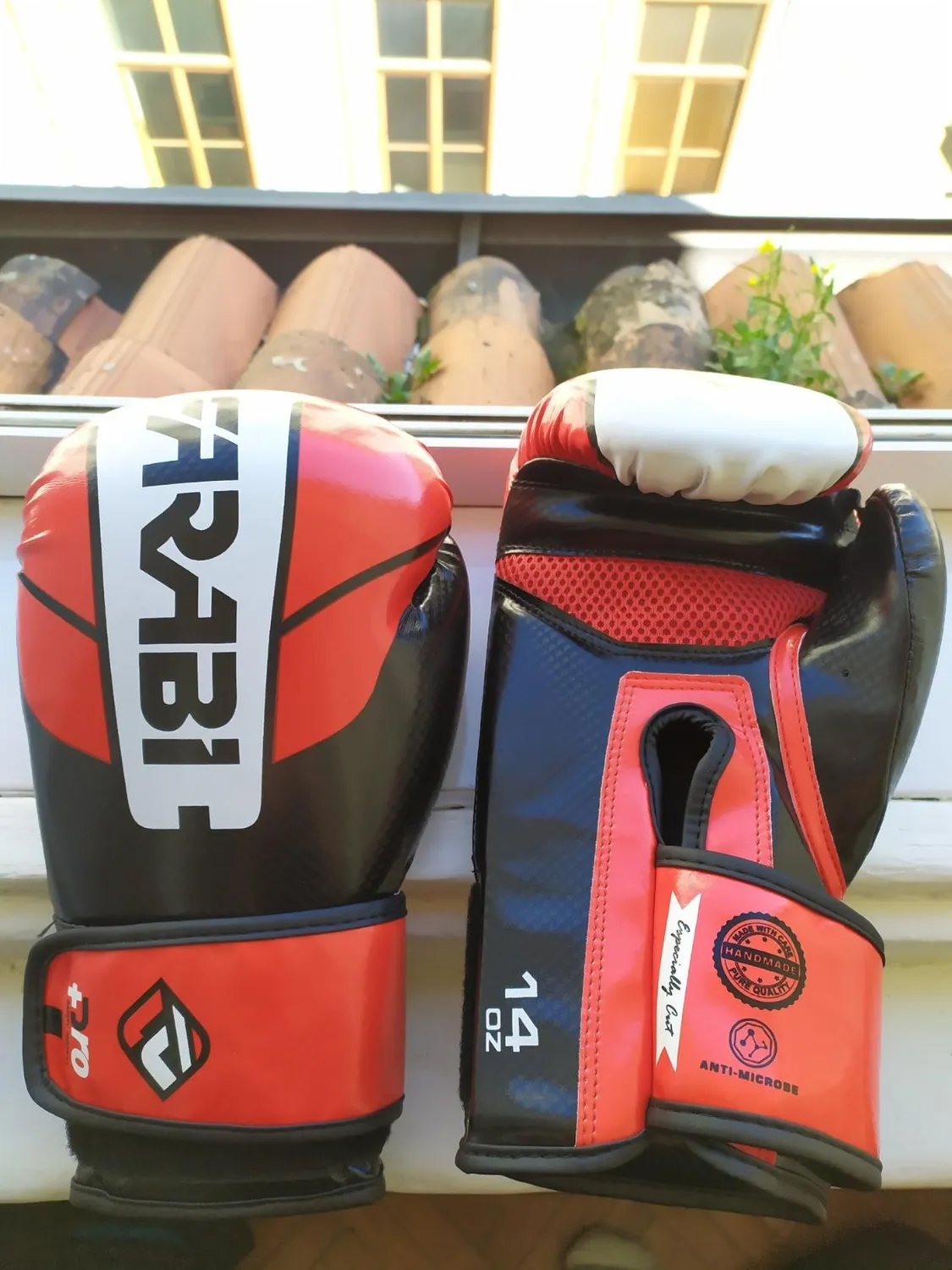 Farabi Guantoni Boxe Verde Ventilati Sparring