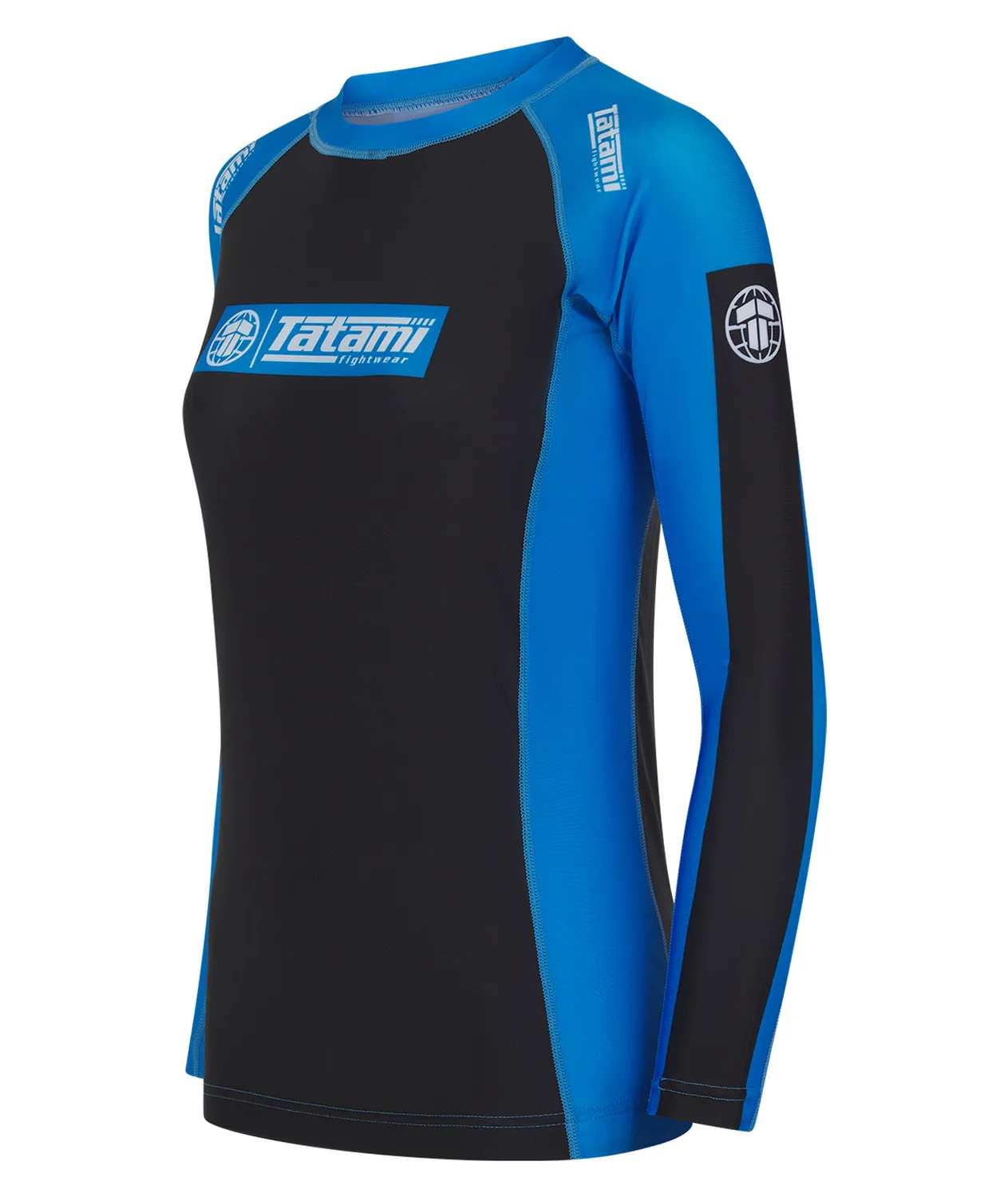 Tatami IBJJF Ranked Rash Guard Donna Manica Lunga Blu