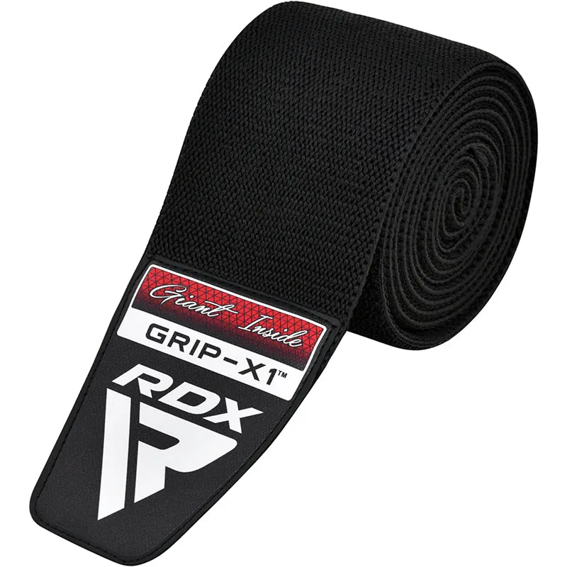 RDX K1 Ginocchiera Elastica Nera Compressione Powerlifting
