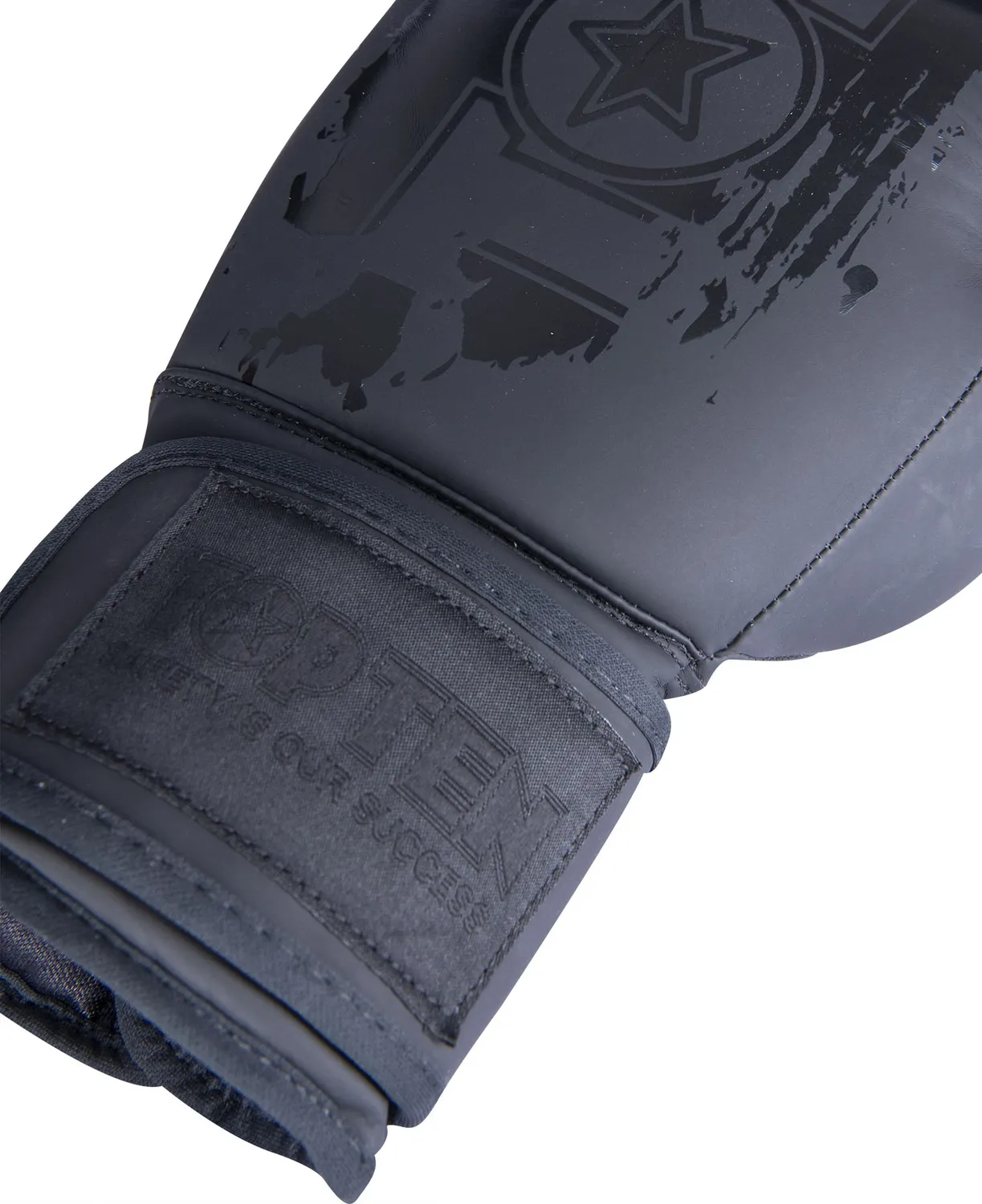 TOP TEN Power Ink Black Black guanti boxe poliuretano