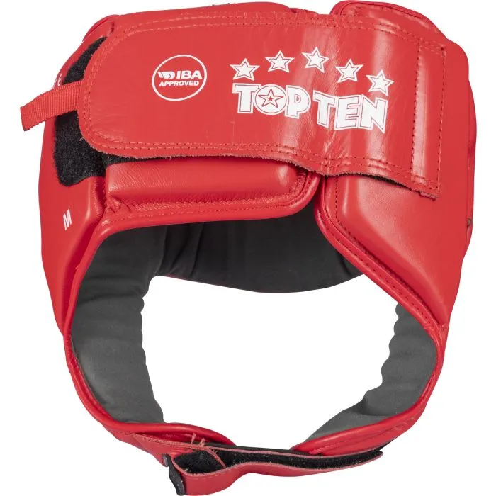 Top Ten Avantgarde casco boxe pelle vera IBA