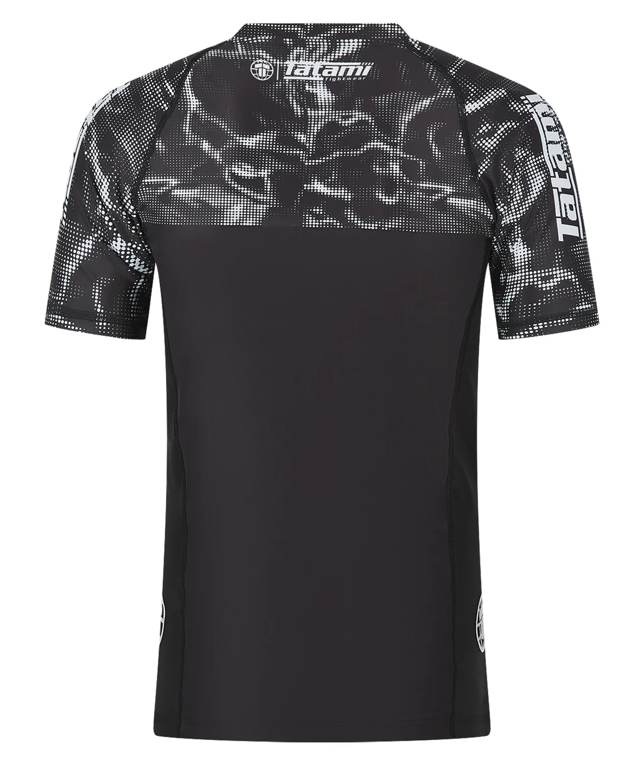Tatami Fightwear Smoke Rash Guard Nera Maniche Corte Uomo