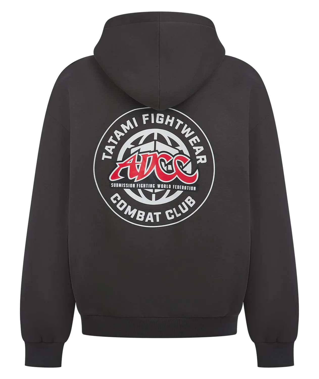 Tatami ADCC Combat Club felpa zip oversize grigia