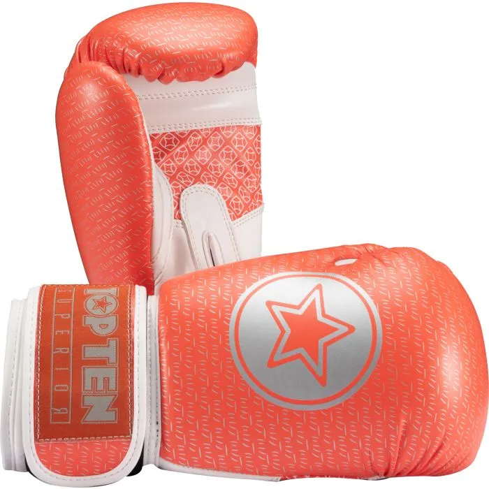 TOP TEN Superior guanti boxe kickboxing pelle sintetica